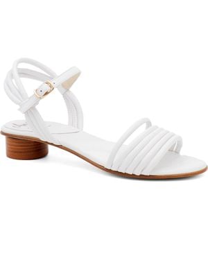 Amalfi by Rangoni Barocco Ankle Strap Sandal - White
