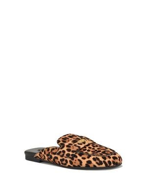 Nine West Evans Penny Loafer Mule - Brown