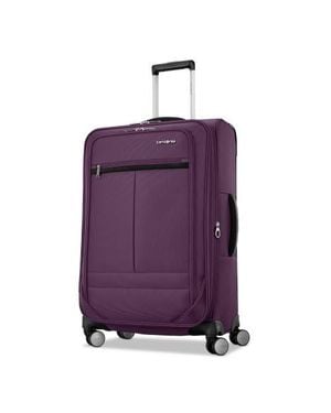 Samsonite Element Soft-Sided 25 Medium Checked Expandable Luggage - Purple