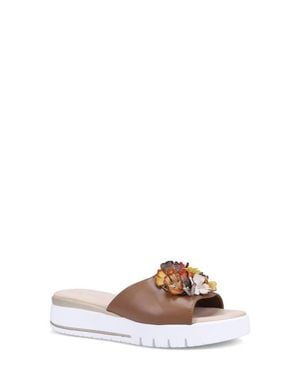 Ron White Ravella Platform Wedge Slide Sandal - Multicolor