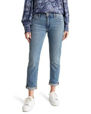 Lucky Brand Sienna Crop Cuffed Slim Boyfriend Jeans - Blue