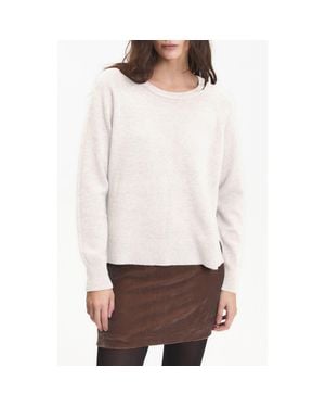DELUC Begonia Crewneck Sweater - White