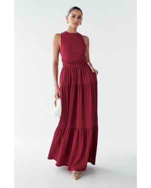 BWLDR Brooks Maxi Dress - Red
