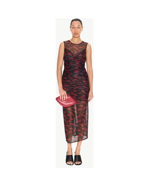 Simon Miller Kinny Mesh Dress - Red