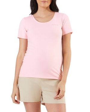 Stowaway Collection Mama Embroidered T-Shirt - Pink