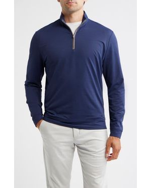 Johnnie-o Quarter Zip Pullover - Blue
