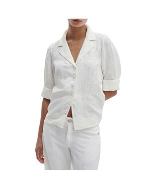 Rag & Bone Carmella Woven Shirt - Gray