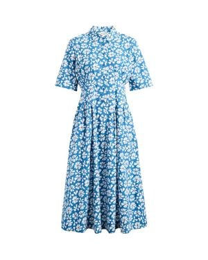 Seasalt Cornwall Organic Cotton Midi Shirtdress - Blue