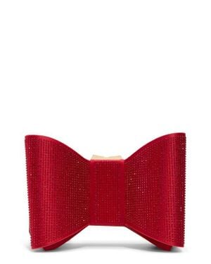 ALDO Bow Frame Clutch - Red