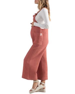 Cache Coeur Maternity And Nursing Overalls Maya - Red