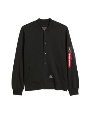 Alpha Industries Ma-1 Fleece Jacket - Black