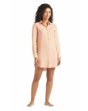 Vilebrequin Linen Shirt Dress Solid - Natural