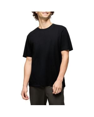 Prana Everyday Short Sleeve Regenerative Organic Cotton T-Shirt - Black