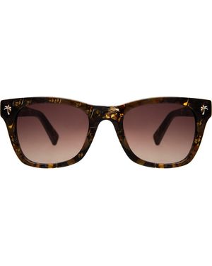 Lyndon Eyewear Hibiscus Sunglasses - Brown