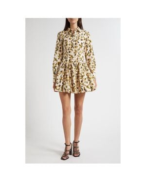 Ulla Johnson Nanette Long Sleeve Minidress - Yellow