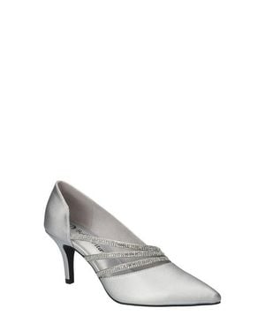 Bella Vita Azalea Crystal Embellished Pump - Gray