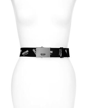 Moschino Sporty Print Belt - Black