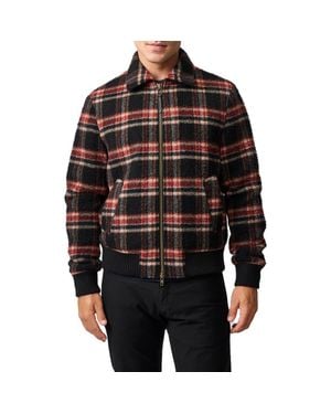 Rodd & Gunn Rigney Wool Blend Bomber Jacket - Black