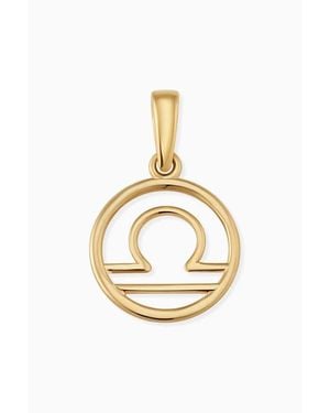 Oradina 14K Zodiac Pendant Charm - Metallic