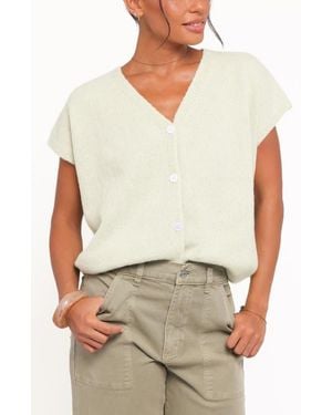 Petal & Pup Mariana Knit Sweater Vest - Gray