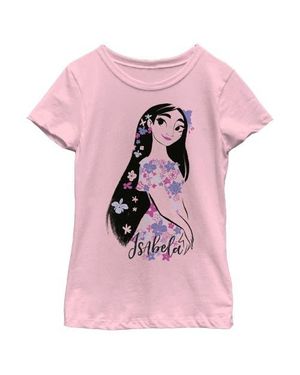 Encantto Girls' Beautiful Isabela Graphic Tee - Pink