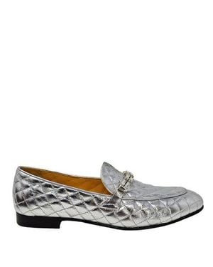 Madison Maison Flat Quilted Loafer - Gray