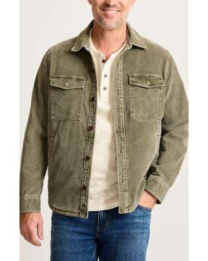 Tommy Bahama Camden Corduroy Shirt Jacket - Green