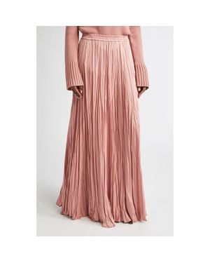 Michael Kors Jamison Crushed Charmeuse Skirt - Pink
