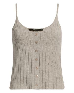 DELUC Vieste Rib Knit Camisole - Gray