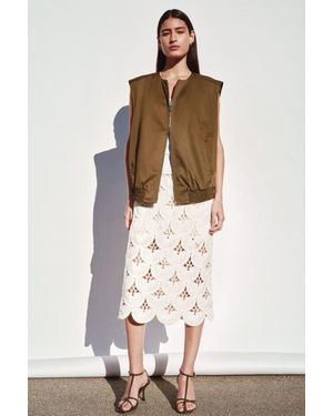 H&M Twill Gilet - Green