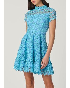 Shoshanna Harlow Londrina Lace Dress - Blue