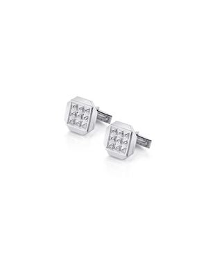 Michael M Tetra Octagon Cufflinks - Metallic