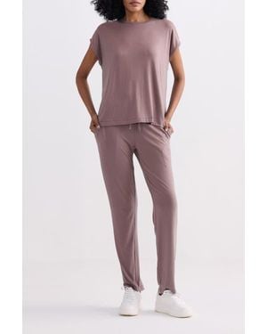 REISTOR Relaxed Fit Tee Set - Red