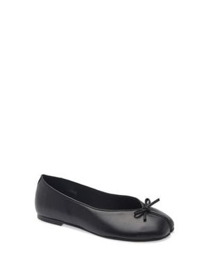 Sandy Liang Split Toe Ballet Flat - Black