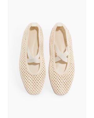 H&M Braided Ballet Flats - Natural