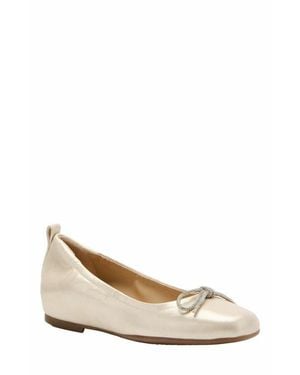 ABEO Cadence Bow Ballet Flat - White