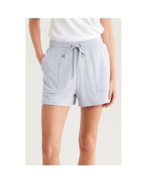 Threads For Thought Erina Modal Blend French Terry Shorts - Blue