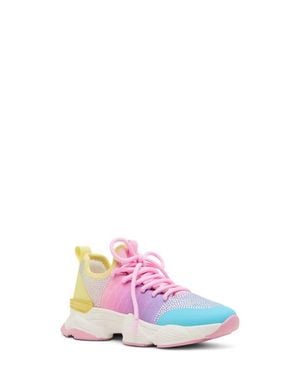 Steve Madden Kids' Jsolace Sneaker - Pink
