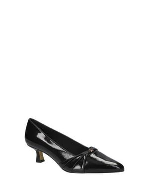 Bella Vita Ziggy Pointed Toe Kitten Heel Pump - Black