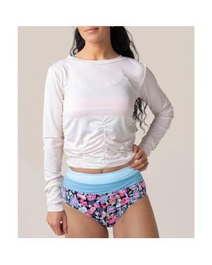 Nanis Ruched Sun Shirt - White