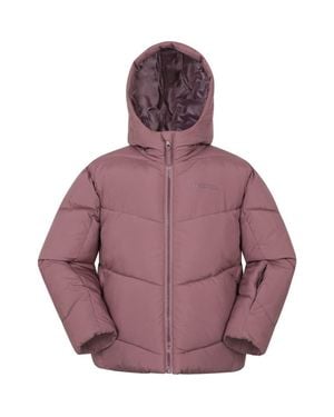 Mountain Warehouse Childrens/Kids Cortina Water Resistant Padded Ski Jacket - Purple