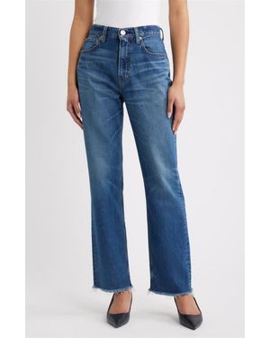 Moussy Watsonville Straight Leg Jeans - Blue