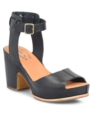 Kork-Ease Stasia Ankle Strap Platform Sandal - Blue