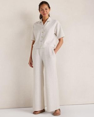 Haven Well Within Ottoman Rib Relaxed Pants - Natural