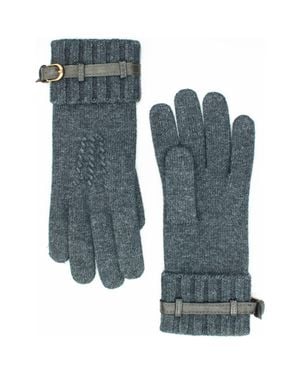 Portolano Gloves With Nappa Belt - Blue