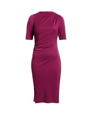 Anne Klein Ruched Body-Con Dress - Purple
