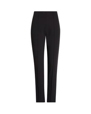 Jil Sander Fitted Pintuck Pans - Black