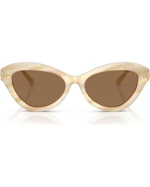 Ralph Lauren Rl8236U 54Mm Cat Eye Sunglasses - Brown