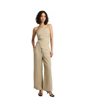 Onia Air Linen Paperbag Trouser - Natural