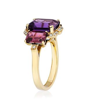 Goshwara Gossip Semiprecious Stone Ring - Pink